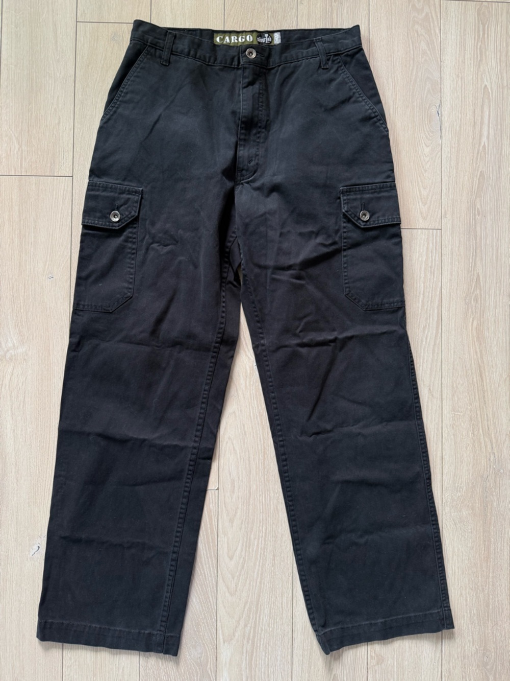 VTG 90s Levi’s Men’s Silvertab Black Cargo Pants 32 Wide Leg Baggy Grunge Skater